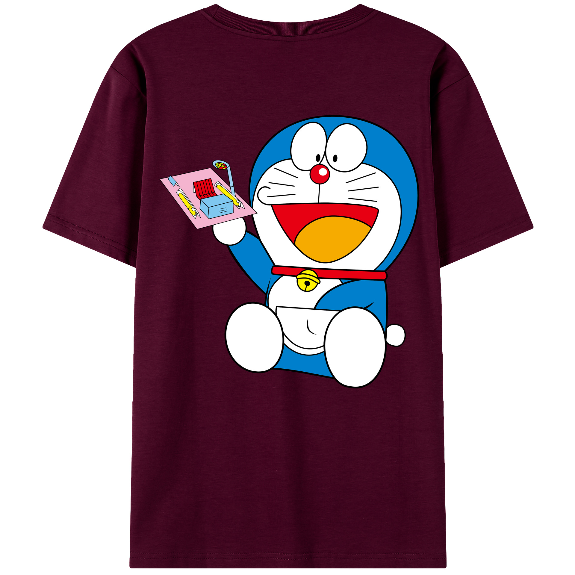 （画像用） ドラえもん Doraemon レディース半袖Tシャツ(バックプリント)